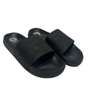 Layer 8 Nina Slide Women’s Size 8 Jet Black Slide Sandals Slip on Sandals Shoes